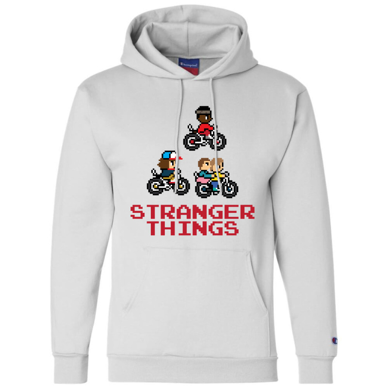 Bikes Pixellated Champion Hoodie | Artistshot