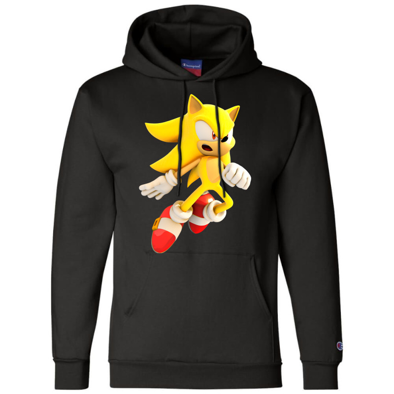 Yellow Hedgehog Jumps Aside Champion Hoodie by MaryDTabor | Artistshot