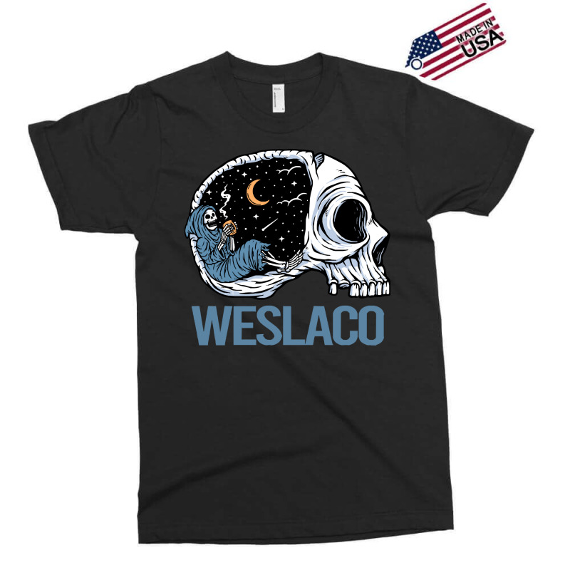 Weslaco T  Shirt Chilling Skeleton Weslaco T  Shirt Exclusive T-shirt | Artistshot