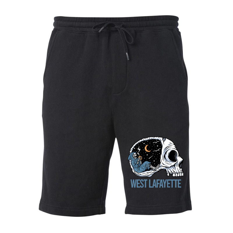 West Lafayette T  Shirt Chilling Skeleton West Lafayette T  Shirt Fleece Short | Artistshot