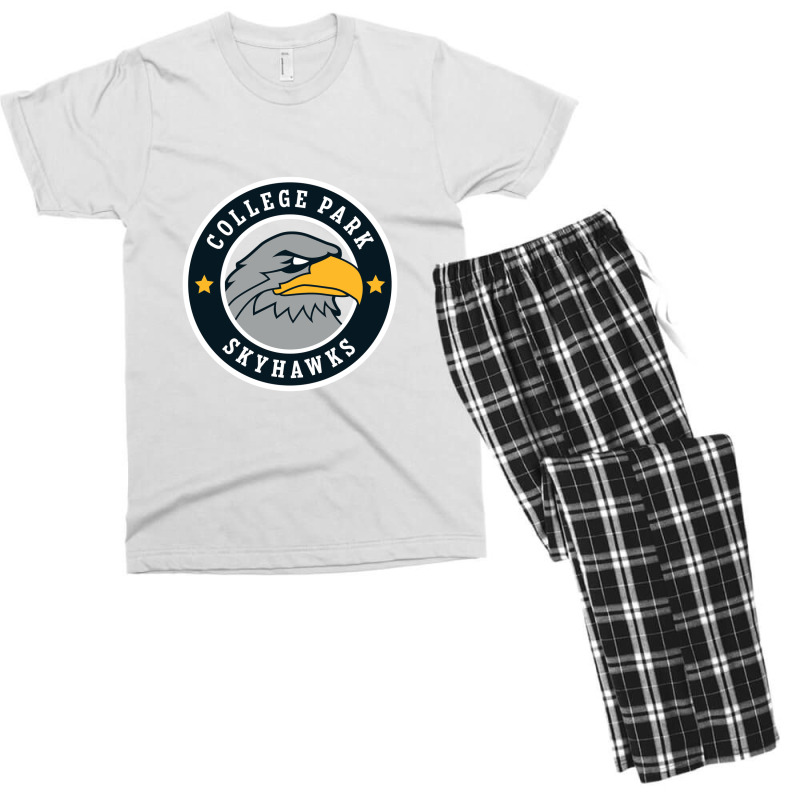 College Park Skyhawks Men's T-shirt Pajama Set | Artistshot