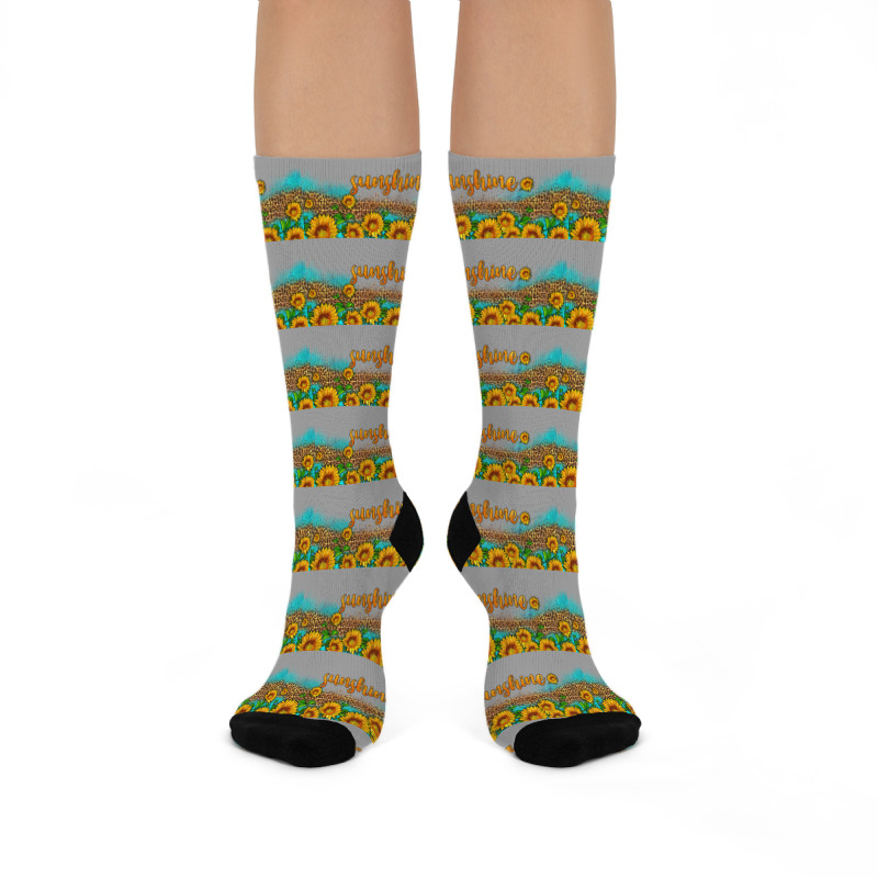 Sunshine Sunflower Crew Socks | Artistshot