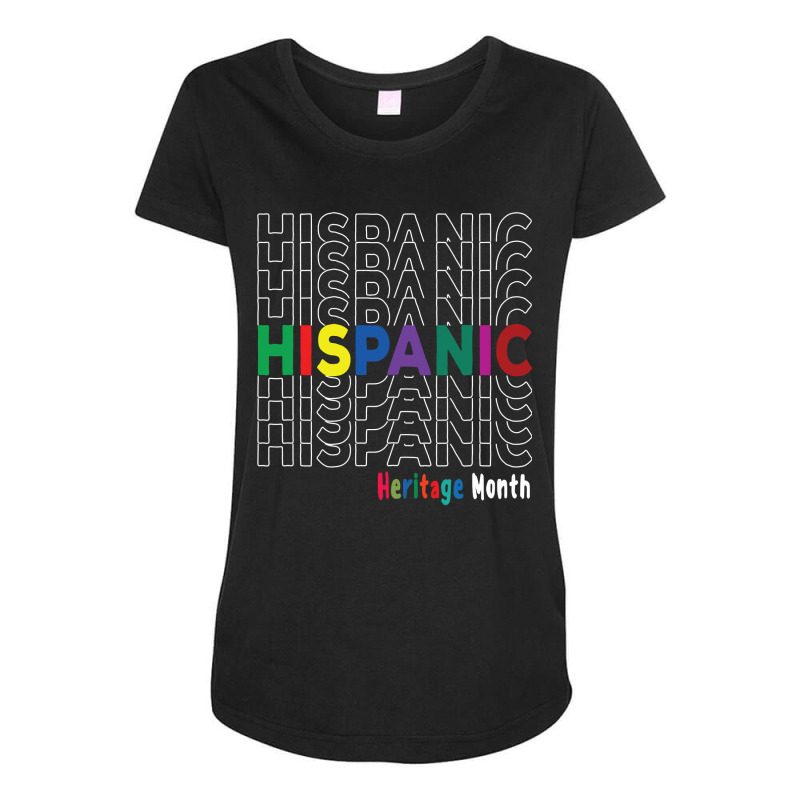 National Hispanic Heritage Month Latin America Culture  Essential T Sh Maternity Scoop Neck T-shirt by RomanAllen89 | Artistshot