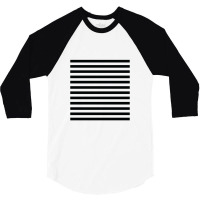 Huge Black Stripes 3/4 Sleeve Shirt | Artistshot