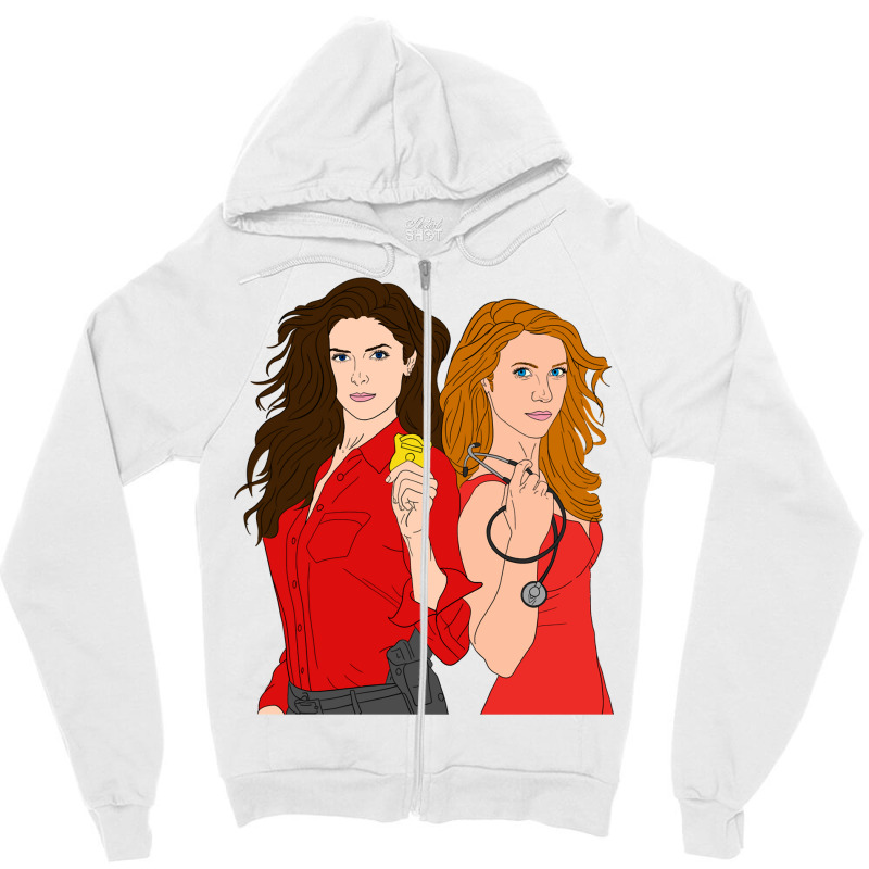 Retro  Badass Call Me Zipper Hoodie by JaxArtists | Artistshot