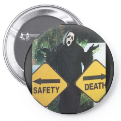 scream scary movie ghostface halloween design  ghostface Pin-back button | Artistshot