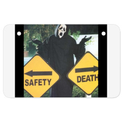 scream scary movie ghostface halloween design  ghostface ATV License Plate | Artistshot