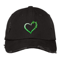 Heart Blue Butterfly Spreading Mental Health Awareness Month Vintage Cap | Artistshot