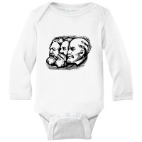 Lenin Eengels Marx Long Sleeve Baby Bodysuit | Artistshot