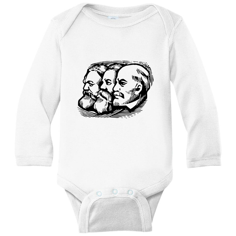 Lenin Eengels Marx Long Sleeve Baby Bodysuit by bclnoah | Artistshot