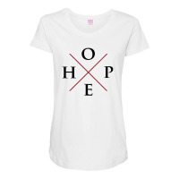 Hope For Light Maternity Scoop Neck T-shirt | Artistshot