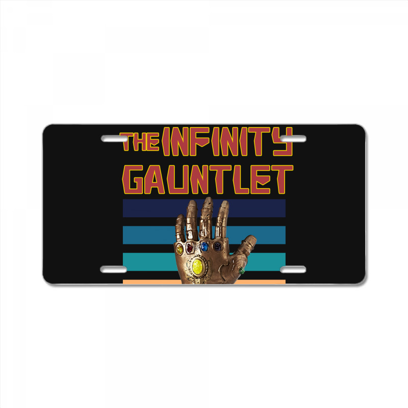 Infinity Gauntlet License Plate | Artistshot