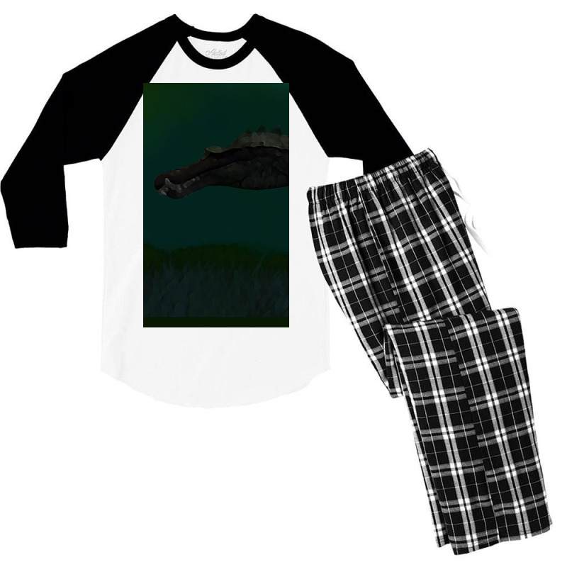 Hyperendocrin Spinosaurus Men's 3/4 Sleeve Pajama Set | Artistshot