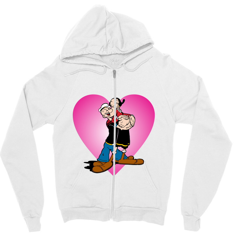 Popeye Zipper Hoodie | Artistshot