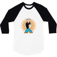 Popeye 3/4 Sleeve Shirt | Artistshot