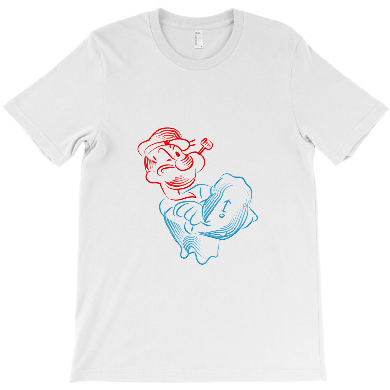 Popeye Outline T-shirt | Artistshot