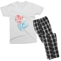 Popeye Outline Men's T-shirt Pajama Set | Artistshot