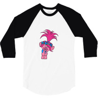 Poppy Trolls 3/4 Sleeve Shirt | Artistshot