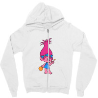 Poppy Trolls Zipper Hoodie | Artistshot