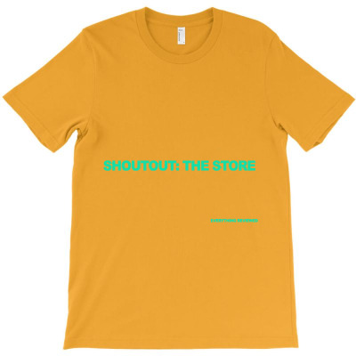 Shoutout The Store   Green Podcast T-shirt Designed By Pikopibarista
