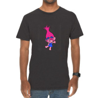 Princess Poppy Troll Svg 04, Svg, Dxf, Cricut, Silhouette Cut File, In Vintage T-shirt | Artistshot