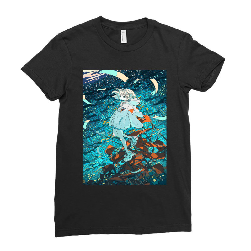 Graphic Music Satoshi Kon Gifts Women Ladies Fitted T-Shirt by RomanArtists | Artistshot