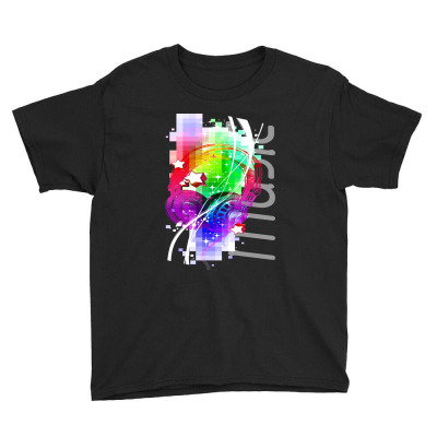 Headphones For Music Youth Tee Designed By Feniavey