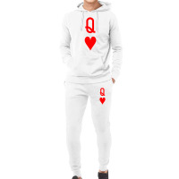 Queen Of Hearts Hoodie & Jogger Set | Artistshot