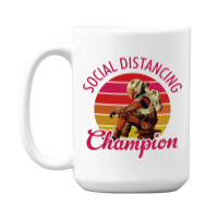 The Martian Social Distancing Champion T 15 Oz Coffee Mug | Artistshot