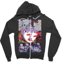 Playing  Satoshi Kon Funny Gifts Boys Girls Zipper Hoodie | Artistshot