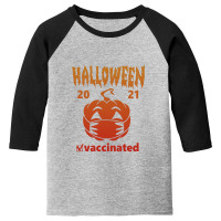 Halloween Vaccinated 2021, Halloween Youth 3/4 Sleeve | Artistshot