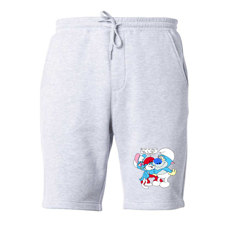 Ren And Stimpy Fleece Short | Artistshot