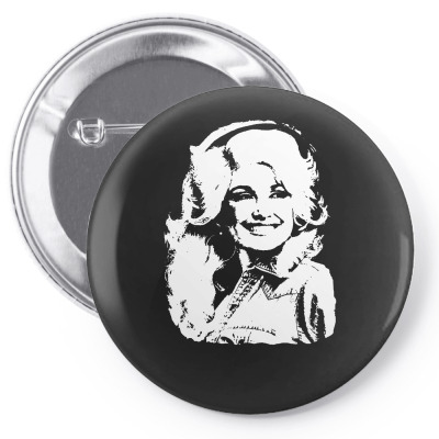 Dolly Parton Distressed Photo Pin-back Button Designed By Ismi