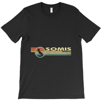 Somis California Vintage 1980s Style  Somis California T-shirt Designed By Pikopibarista