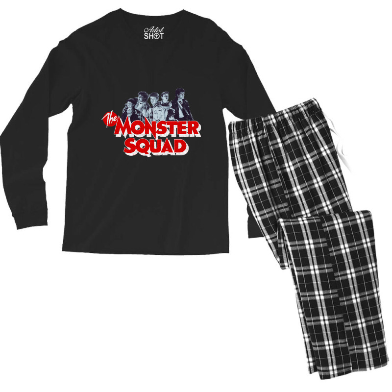 Vintage Photograp Vampire Gifts Men Men's Long Sleeve Pajama Set by ArtistRudys | Artistshot