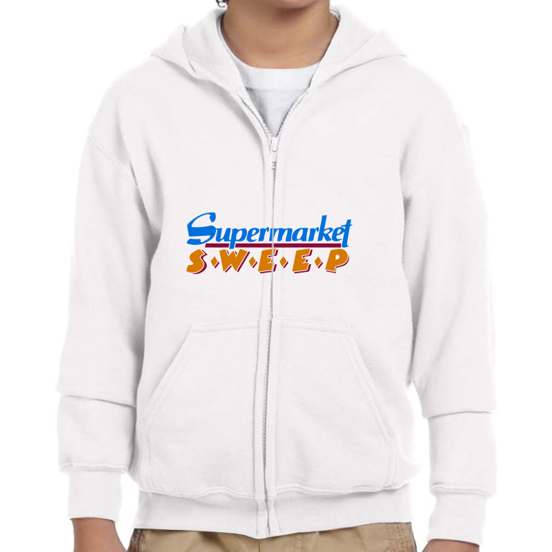 Retro Supermarket Sweep Supermarket Sweep Youth Zipper Hoodie by segerbeneer | Artistshot