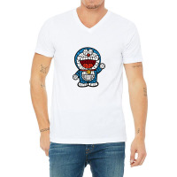 Robotic Cat V-neck Tee | Artistshot