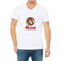 Roscoe;s House Of Chicken Waffles  Roscoes House Of Chicken Waffles V-neck Tee | Artistshot