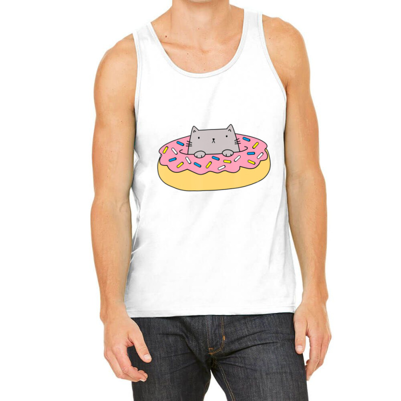 Donut Cat Tank Top | Artistshot