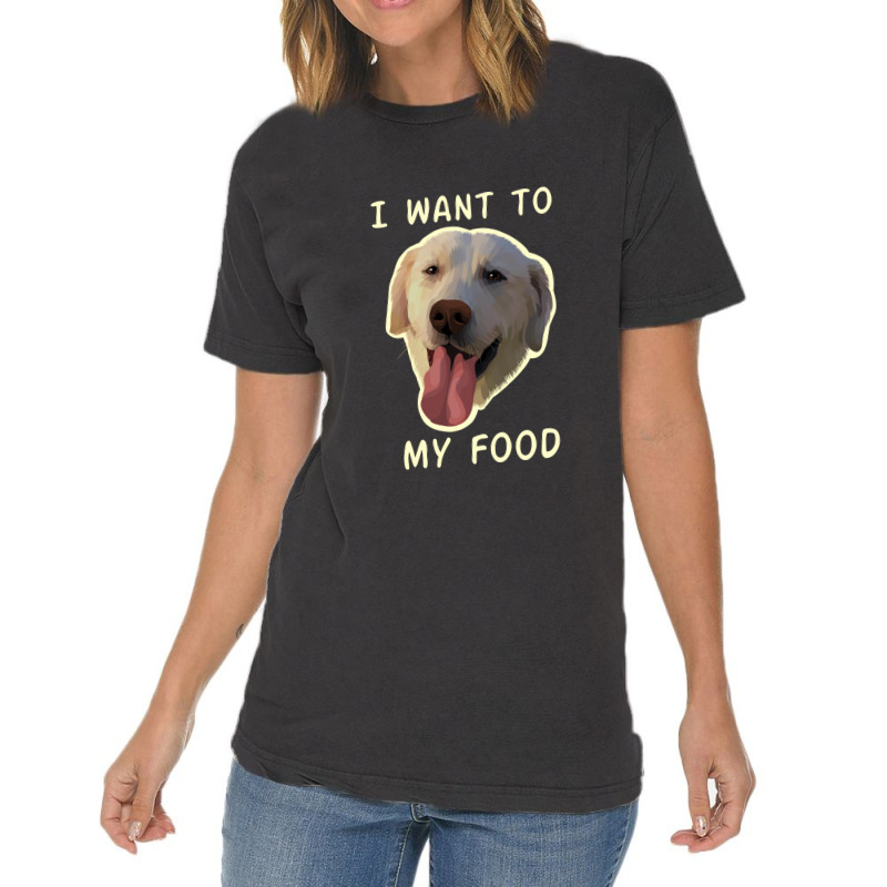 Dog Wants Vintage T-Shirt by mshel tyan | Artistshot