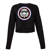 Parachute Skull Bat Infantry Airborne Regiment Patch Premium T Shirt Cropped Sweater | Artistshot