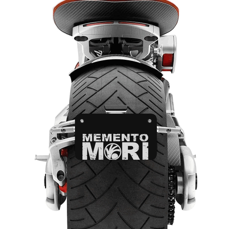 Memento Mori, Memento Mori Motorcycle License Plate | Artistshot