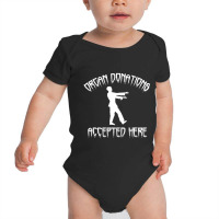 Organ Donations Accepted Here Halloween Zombie Baby Bodysuit | Artistshot