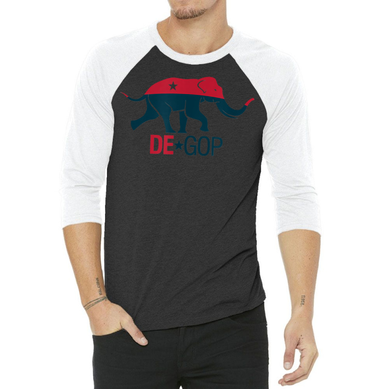 Delaware Republican Party T Shirt 3/4 Sleeve Shirt | Artistshot