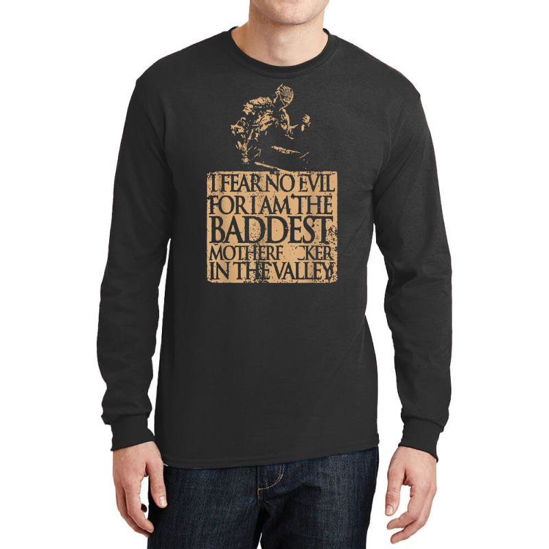 I Fear No Evil For I Am The Baddest Crusader Knights Templar T Shirt Long Sleeve Shirts | Artistshot