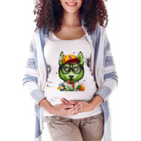 Siberian Husky Zombie Halloween Maternity Scoop Neck T-shirt | Artistshot