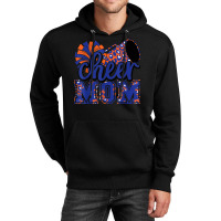 Cheer Mom Blue Orange Leopard Cheer Poms & Megaphone Mens Womens Unisex Hoodie | Artistshot