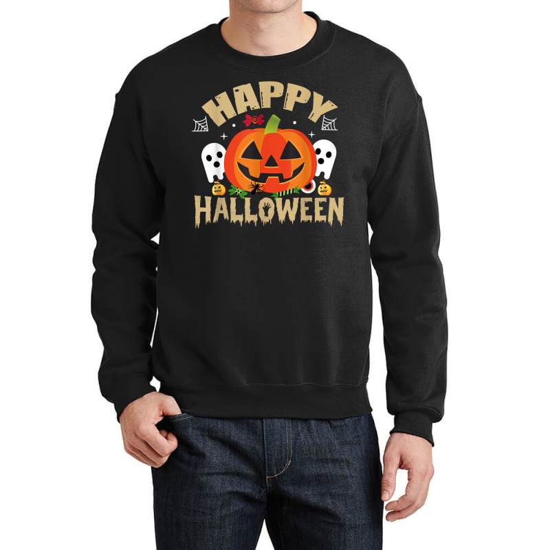 Halloween Costume Design & Trick Or Treat Lover,pumpkin T Shirt Crewneck Sweatshirt | Artistshot