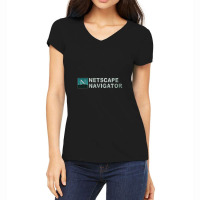 Netscape Navigator, Netscape Women's V-neck T-shirt | Artistshot