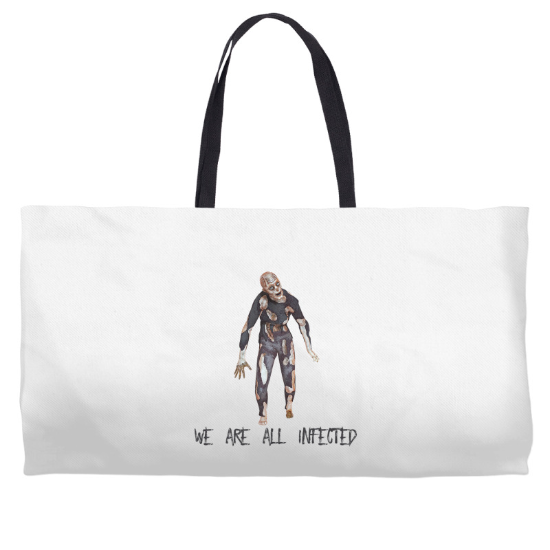 We Are All Infected Zombie Outbreak Halloween Weekender Totes | Artistshot